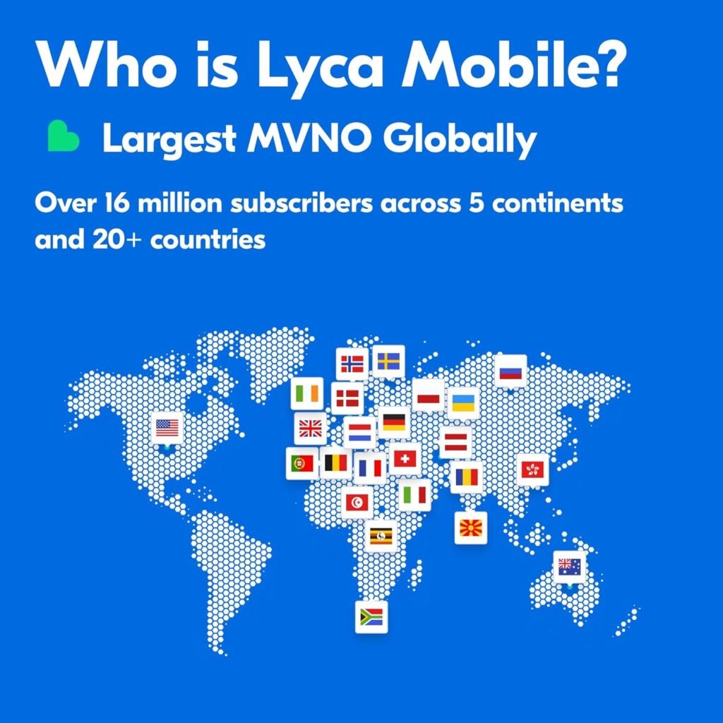 Lyca Mobile 5G/4G Prepaid SIM Card Kit | Unlimited Data, Talk,  Text to 100 Countries | Choose from Plans Starting at $19/mo.